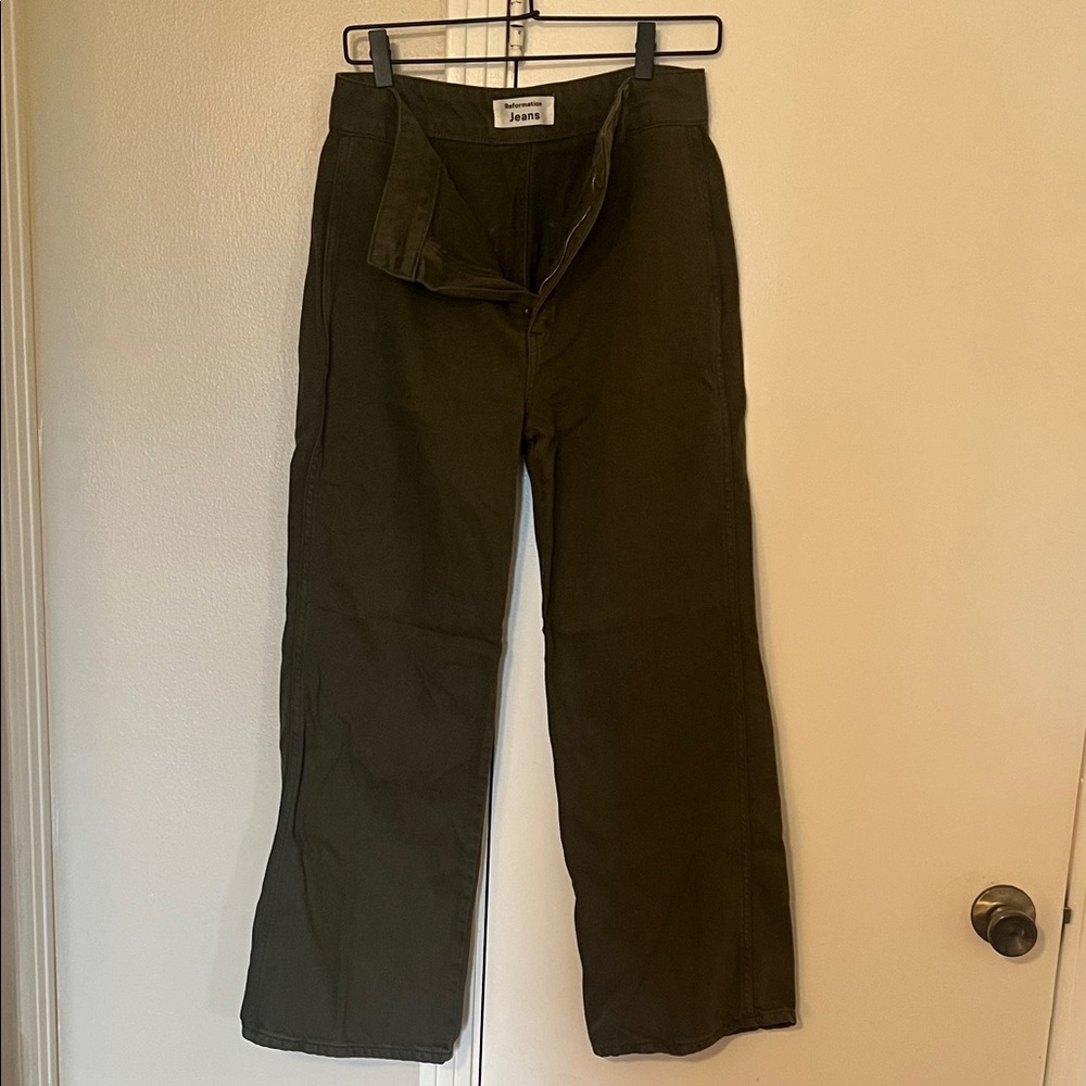 Reformation Marine Jean Olive